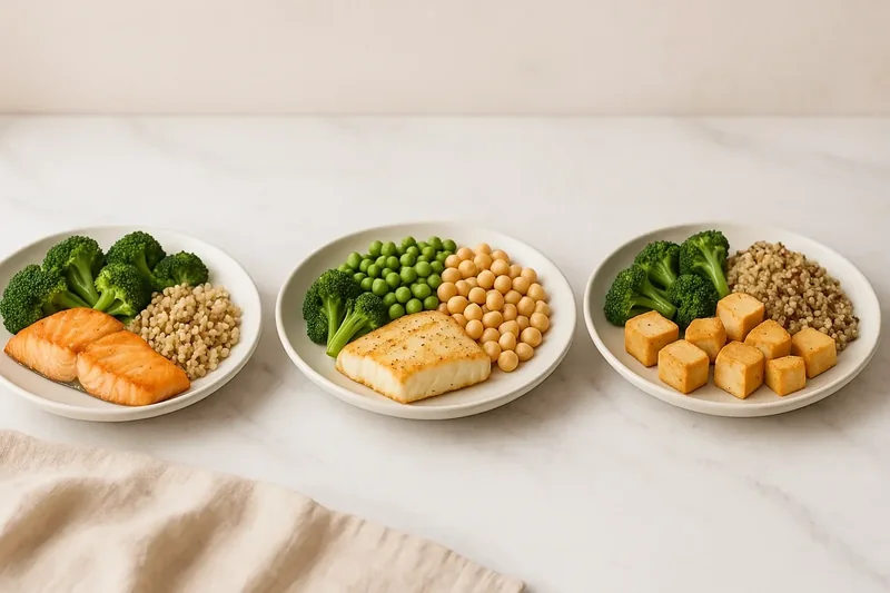 Repas équilibré pour soutenir la santé en vieillissant.