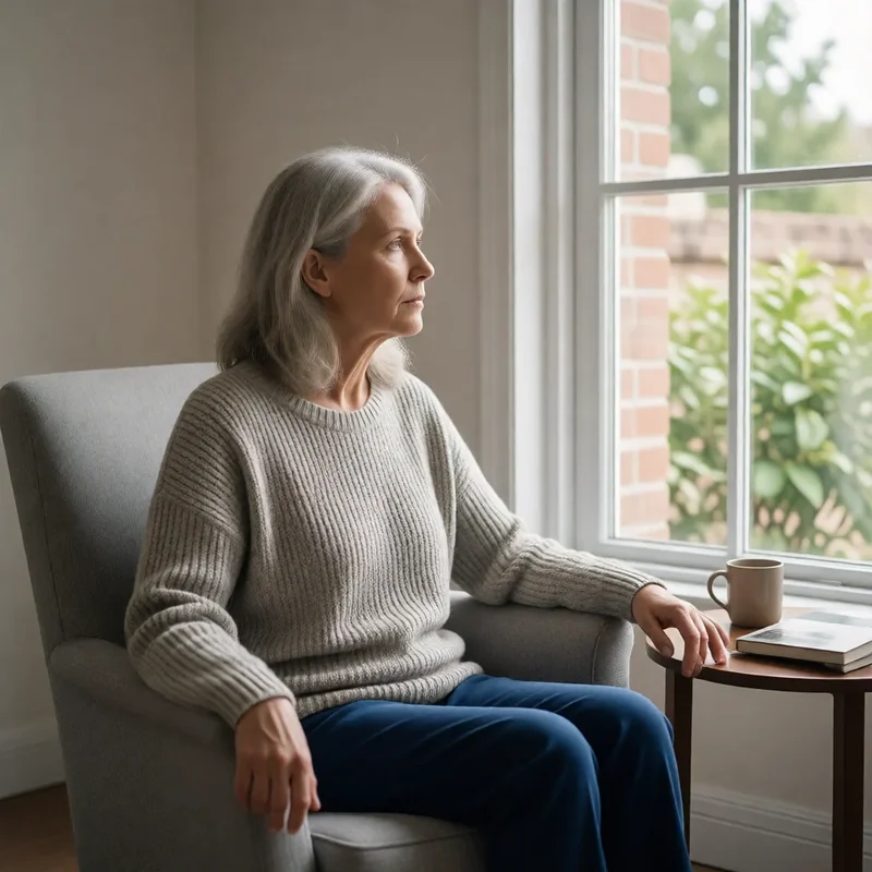 Femme mature pratiquant une activité de bien-être