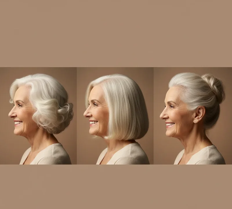 Senior acceptant sa perte de cheveux avec confiance et sérénité