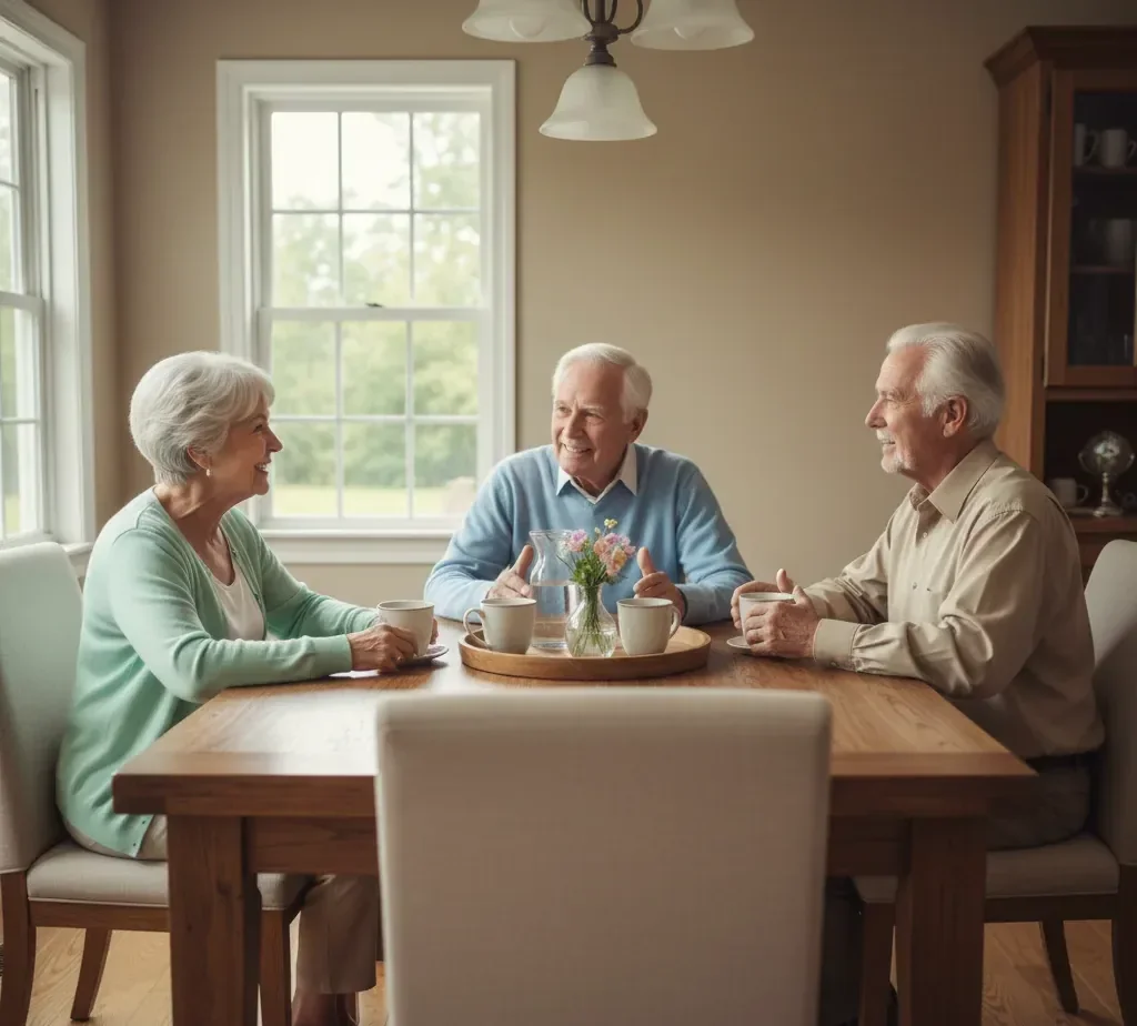 Contact physique bienveillant entre deux personnes