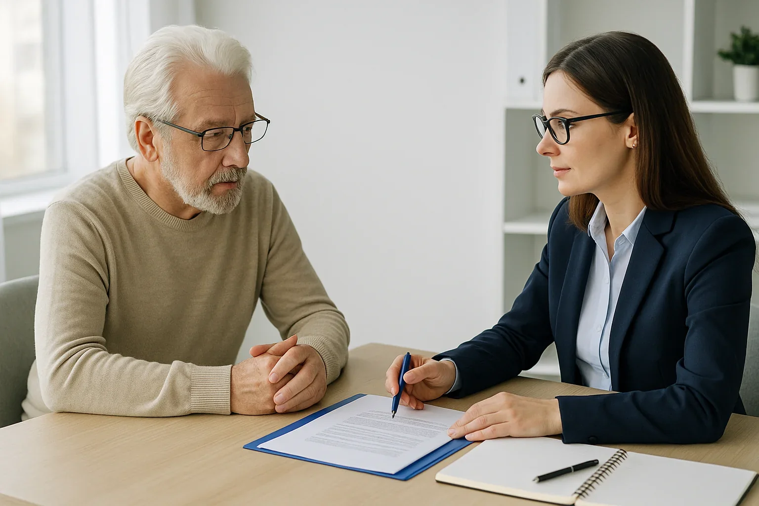 Senior qui lit et prend des notes pour stimuler sa mémoire et garder un cerveau en bonne santé